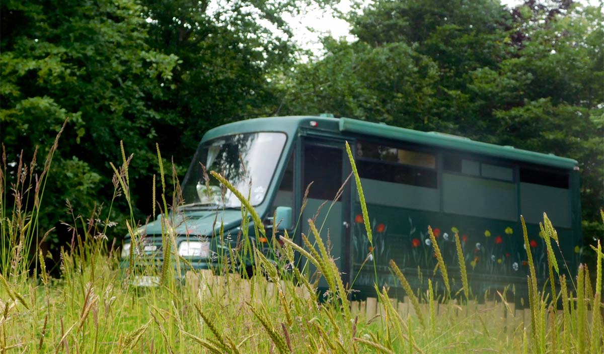 The Wootton Woodland Bus Holiday Accommodation North Devon