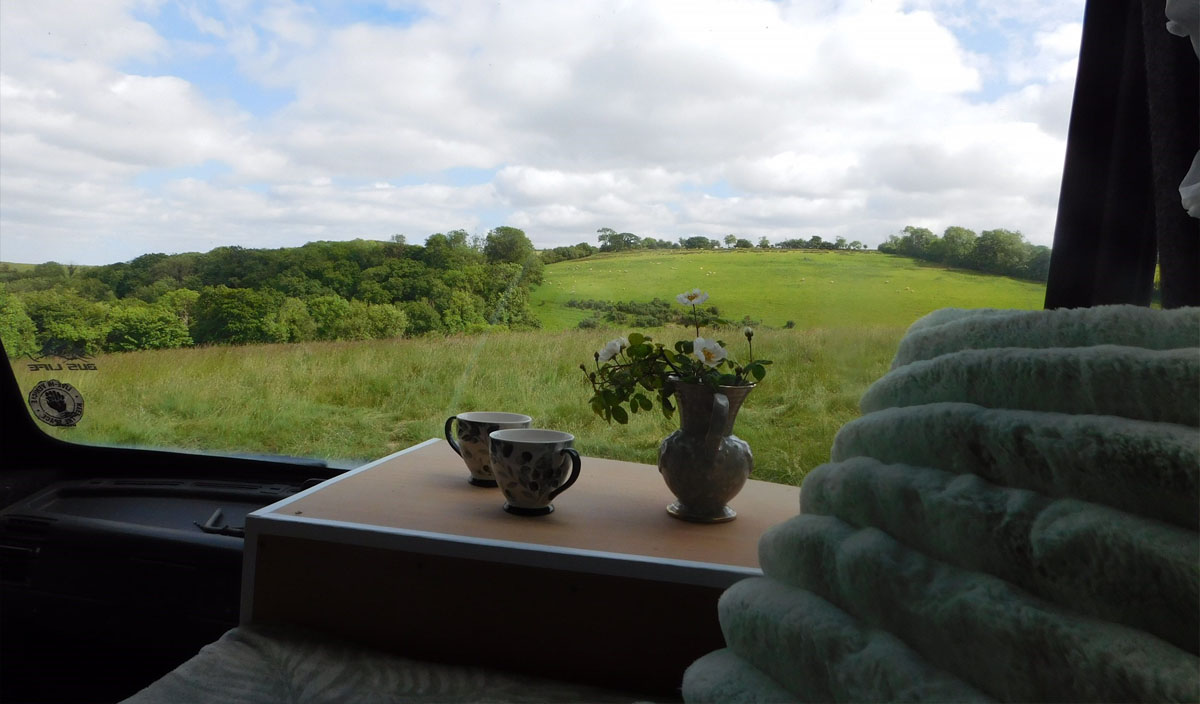 The Wootton Woodland Bus Holiday Accommodation North Devon